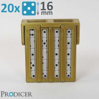 Dice Pro Keeper - 16mm (Gold-Silber )