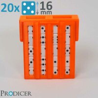 Dice Pro Keeper - 16mm (Neon-Orange)
