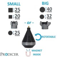 Miniature Pro Painting Handle (Small (20-25mm square / 25mm round) / Ergonomic)