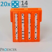 Dice Pro Keeper - 14mm (Neon-Orange)