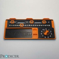 Sci-Fi Skirmish Single Dashboard V2 (Single Board + Fraction Counter / Orange)