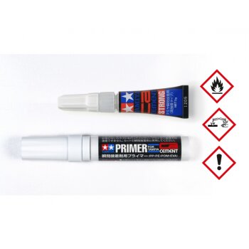 Tamiya CA-Cement/Primer Set 3g PP/PE/POM