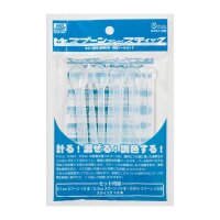 MR.SPOON & STICKS 0.1CC SPOON×3PCS, 0.3CC SPOON×3PCS, 0.8CC SPOON×3PCS, STICK×3PCS