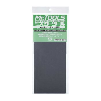 MR. WATERPROOF SAND PAPER SET FINE 3X2 SHEETS