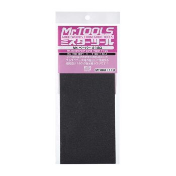MR. WATERPROOF SAND PAPER #180 X 4 SHEETS