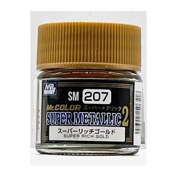 MR. COLOR SUPER METALLIC COLORS II (10 ML) SUPER RICH GOLD