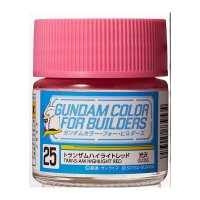 GUNDAM COLOR FOR BUILDERS (10ML) TRANS-AM HIGHLIGHT RED