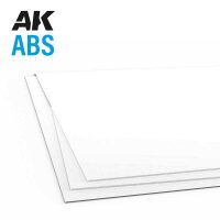0.5mm thickness x 245 x 195mm - ABS SHEET (3x)