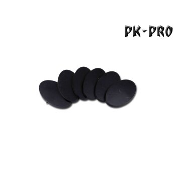 60x35mm Raound Base - Oval - smooth (6x)