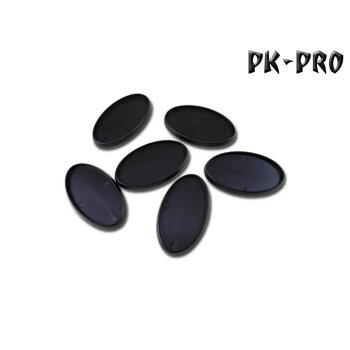 60x35mm Raound Base - Oval - hollow (6x)