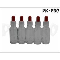 PK PRO 50ml Pipette Bottle Clear (5x)