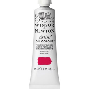 W&N Artists Oil Colour 37ml Tube Permanent Carmine