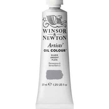 W&N Artists Oil Colour 37ml Tube Silver