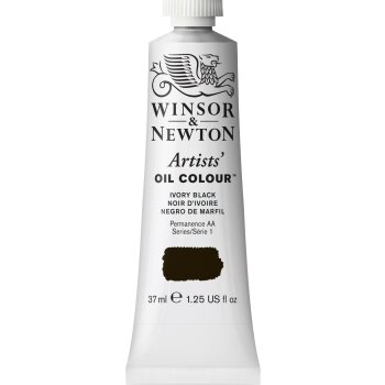 W&N Artists Oil Colour 37ml Tube Ivory black