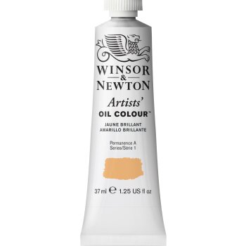 W&N Artists Oil Colour 37ml Tube Jaune Brillant