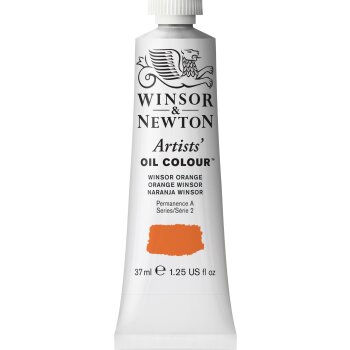 W&N Artists Oil Colour 37ml Tube Winsor Orange