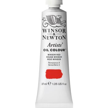 W&N Artists Oil Colour 37ml Tube Winsor Red
