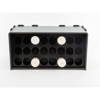 Black Paint Rack: Display Pigment