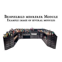 Black Paint Rack: Power strip