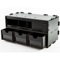 Black Paint Rack: Power strip