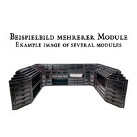 Black Paint Rack: Power strip