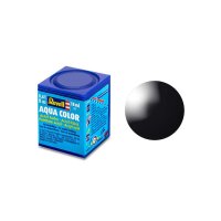 Aqua Color, Black, Gloss, 18ml, RAL 9005