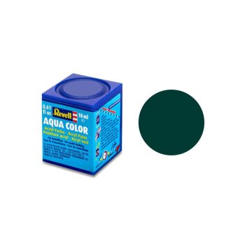 Schwarzgrün, matt Aqua Color 18 ml
