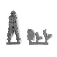 US AIRBORNE DIVISION D-DAY – Wargame-Starter-Set – 14 Farben und 1 Figur (exklusiver Funker der 101. Airborne)