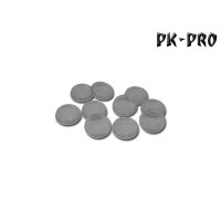 25mm Raound Base - Transparent - hollow (10x)