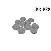 28,5mm Raound Base - Transparent - hollow (10x)