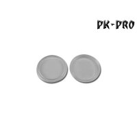 40mm Raound Base - Transparent - hollow (5x)