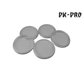 50mm Raound Base - Transparent - hollow (5x)