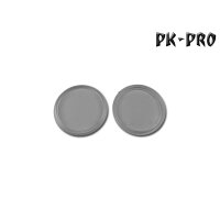 50mm Raound Base - Transparent - hollow (5x)