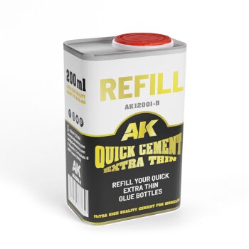 250 ML. REFILLQUICK CEMENT EXTRA THIN