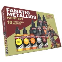 Warpaints Fanatic Metallics Paint Set (10x18mL)