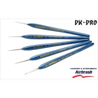 H&S-brush 888, size 2/0, brush synth., "Golden Sable" hair, unit 3 brushes-[170012]