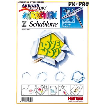 H&S-Schablone Step by Step "Blechriss" 1 Schablone, ca. A4, lösemittelbeständig NEU 2013-[410125]