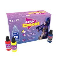 COLOR BOOST - INK + FLUOR - 24 COLORES (24x17mL)