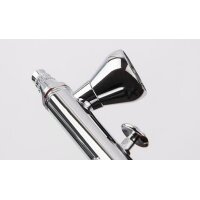 BD-183K Airbrushpistole-Set - Double Action + Düsen + Zubehör + Verbinder - (14 teilig)