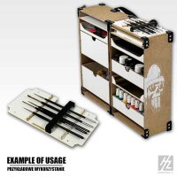 Portable Hobby Station - Pinsel- und Werkzeugeinsatz (Brushes and Tools Insert)