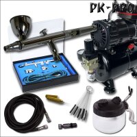 Airbrush BD183K + Kompressor PK-286 Starter Set