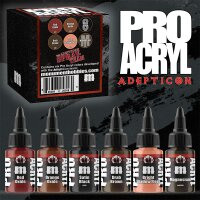 Pro Acryl AdeptiCon Spray Team - 6 Paints (6x22mL)