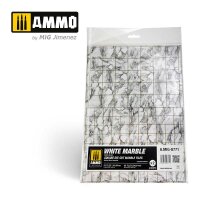 White Marble. Square Die-cut Marble Tiles – 2 pcs.