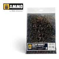 Black Marble. Square Die-cut Marble Tiles – 2 pcs.