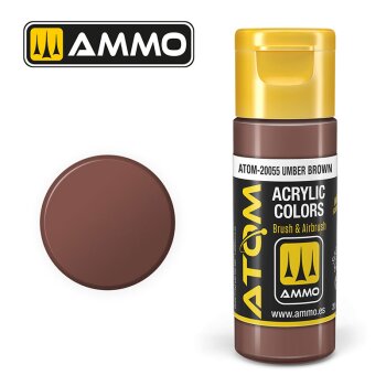 ATOM COLOR Umber Brown (20mL)