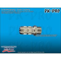 H&S-quick coupling nd 2.7mm, with M4 male thread, e. g....