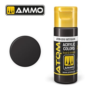 ATOM COLOR Nato Black (20mL)