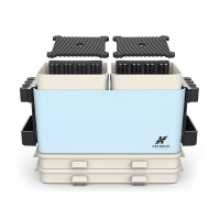 Krydrufi All in One Modular Box-Standard Set - Blau/Sand