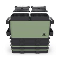 Krydrufi All in One Modular Box-Ultra Set,Green Black