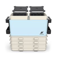 Krydrufi All in One Modular Box-Ultra Set - Blau/Sand